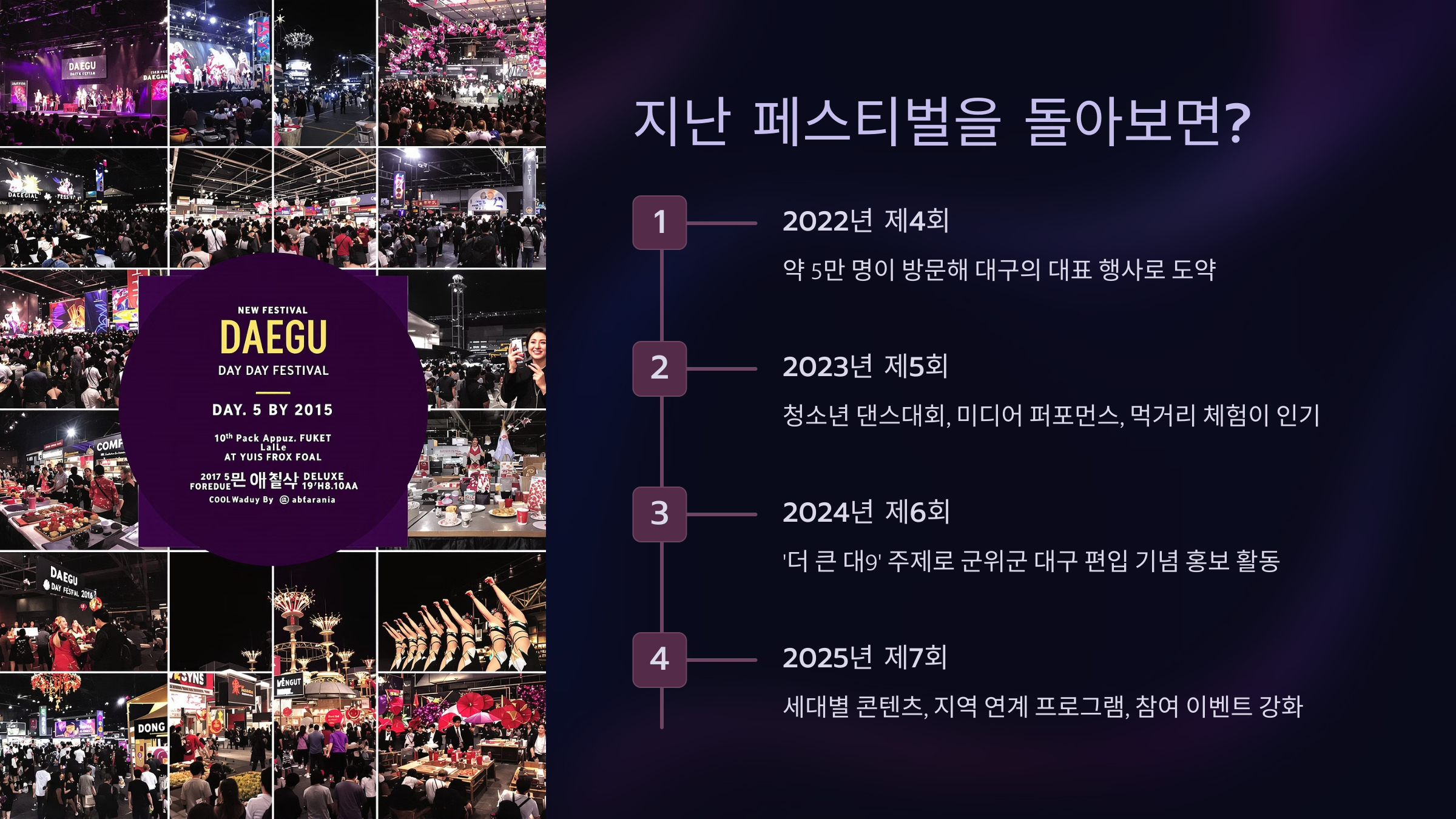 대구데이 페스티벌 총정리