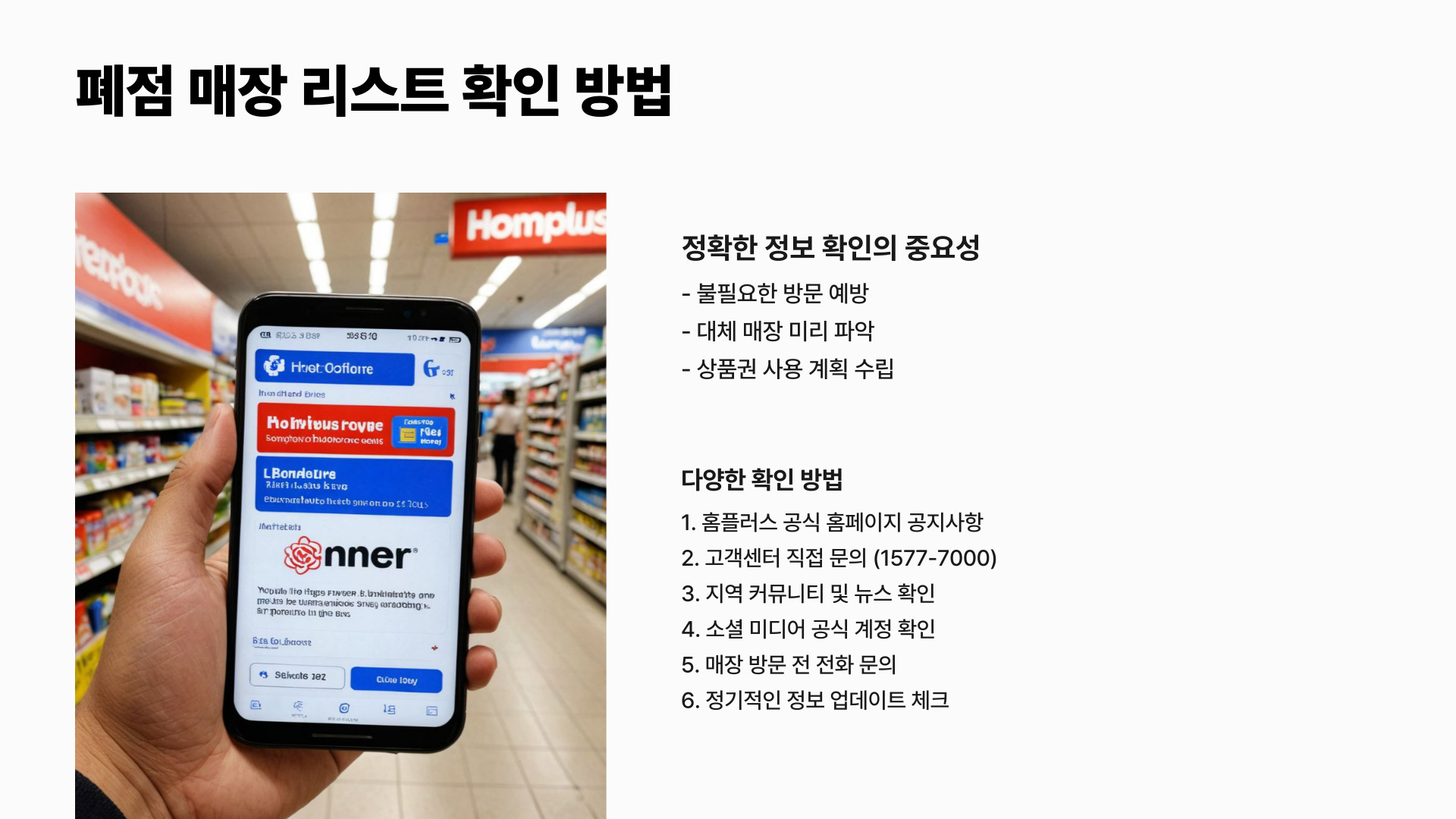 홈플러스 폐점 소식과 대처법 총정리