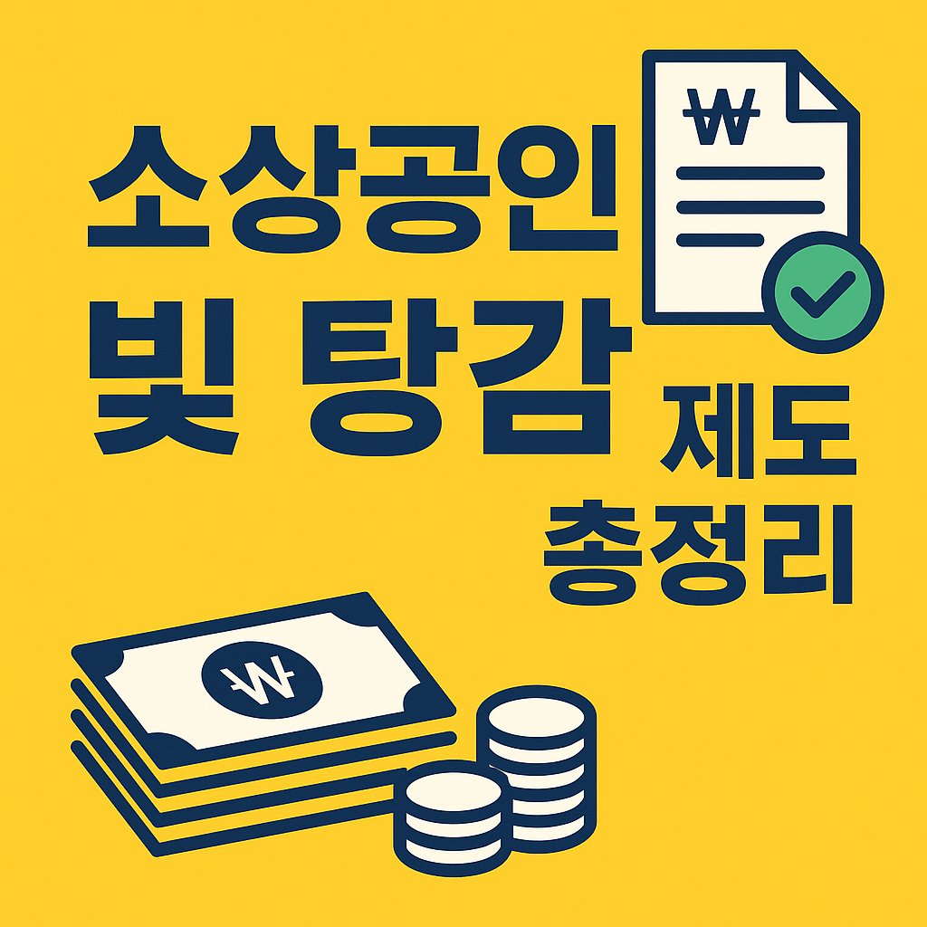 소상공인 빚 탕감 제도 총정리 (2025)