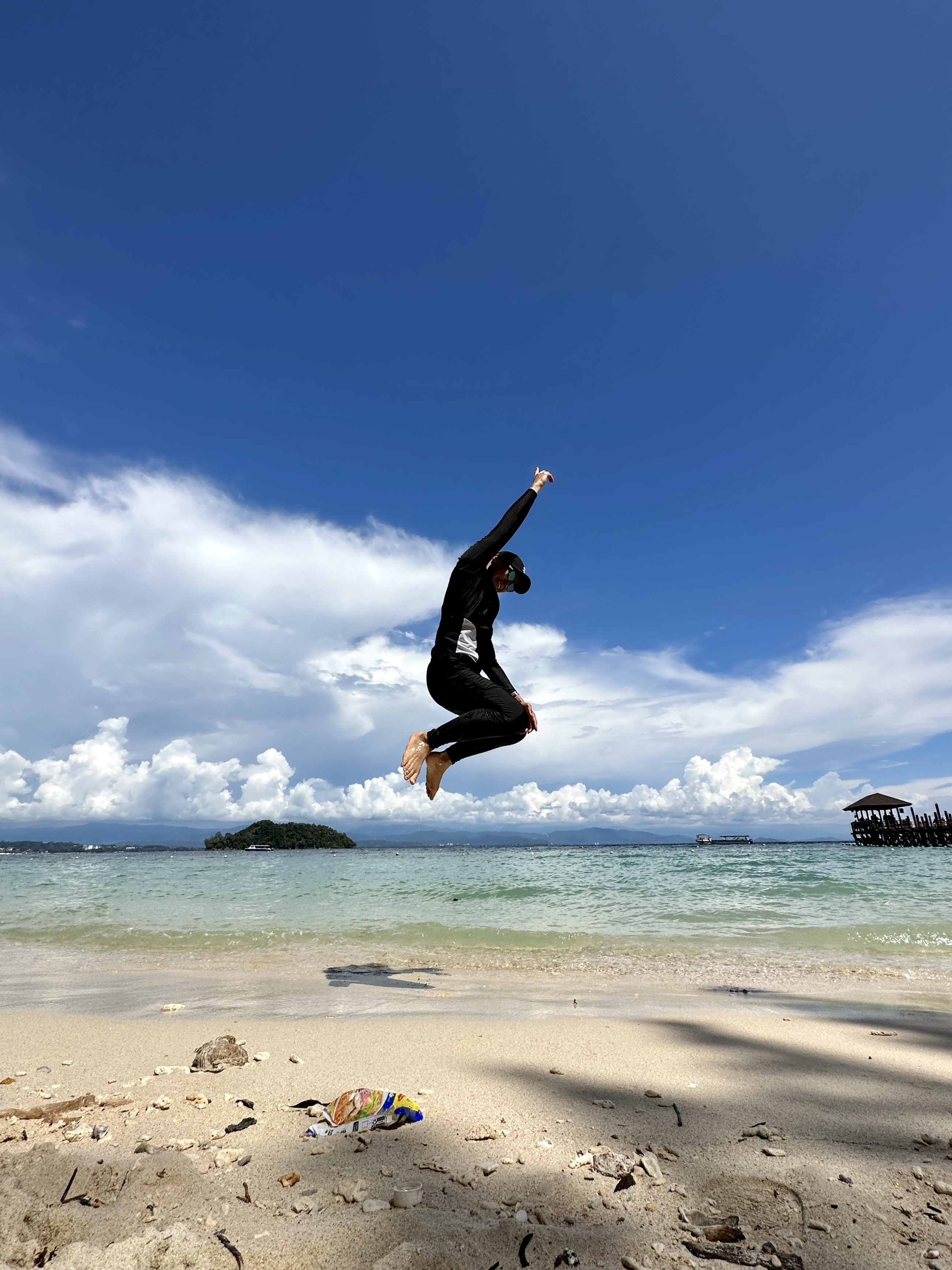 마누칸 섬 여행 인증샷