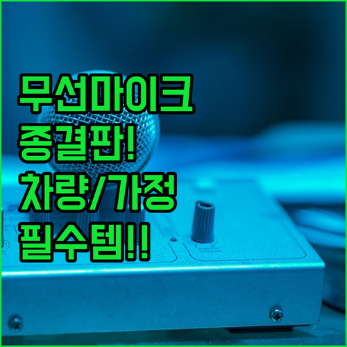가정용 차량용 무선 듀얼 마이크 베스..