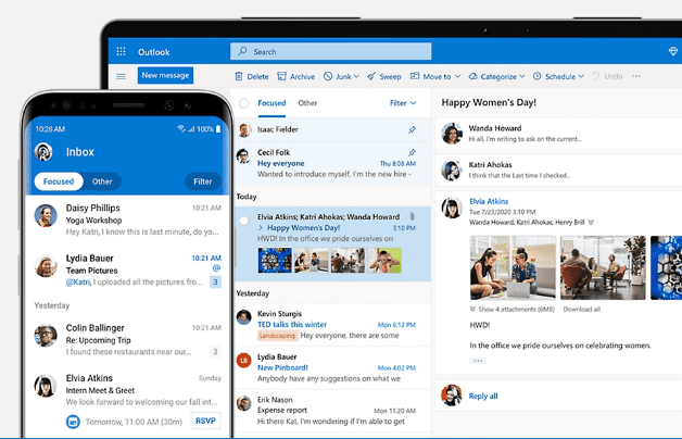 아웃룩 메일 연동 썸네일