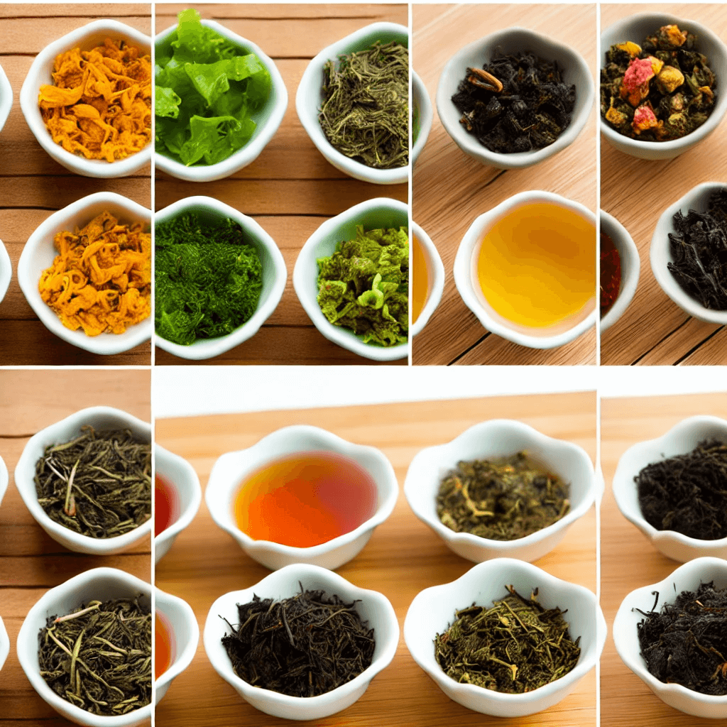 Close-up of essential Korean tea utensils, including the chawan, chasabal, and chasabal plate.