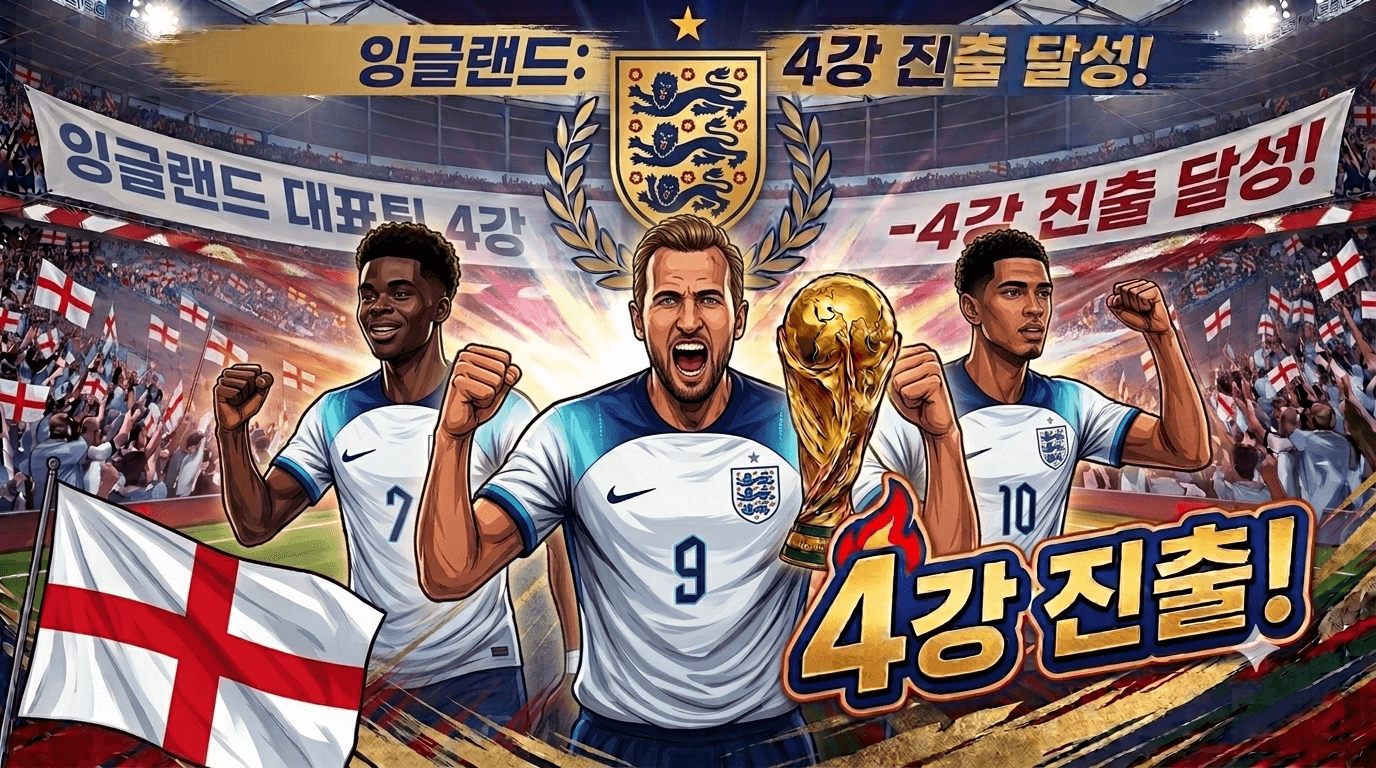 4강 잉글랜드 대표팀