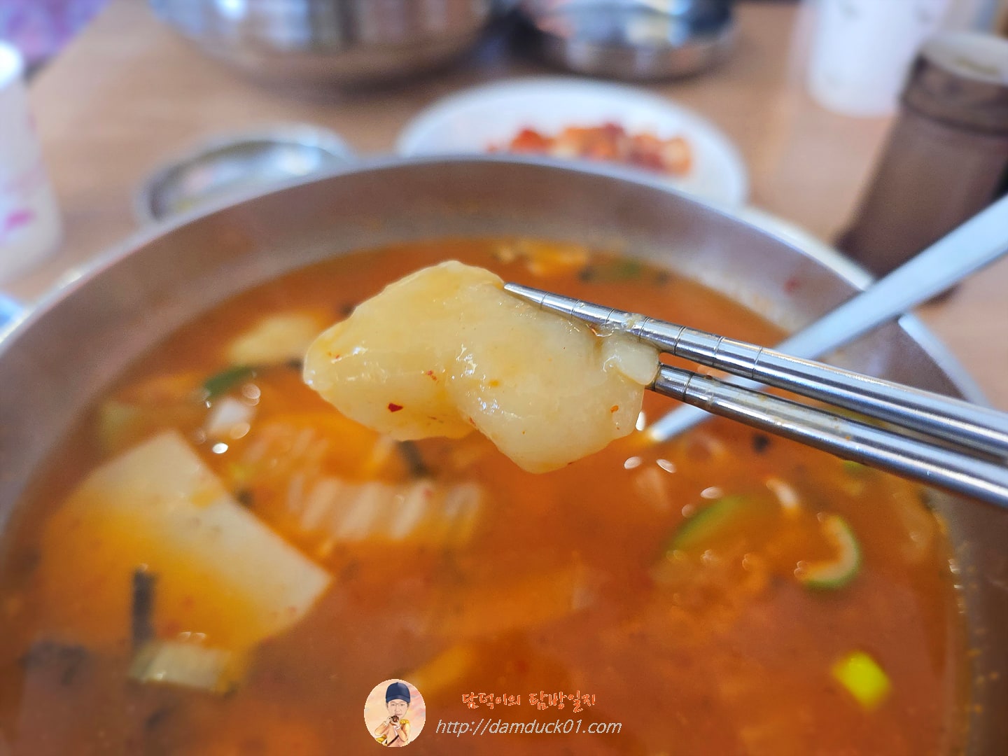 김치 수제비