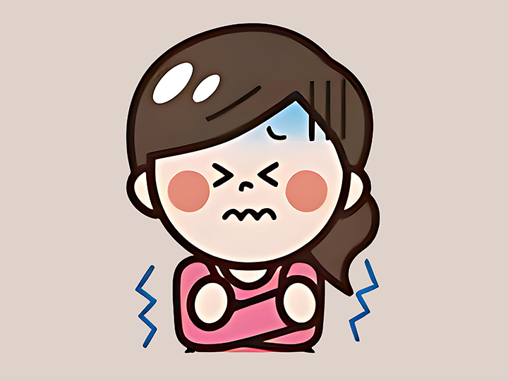 손발이-떨리는-여성