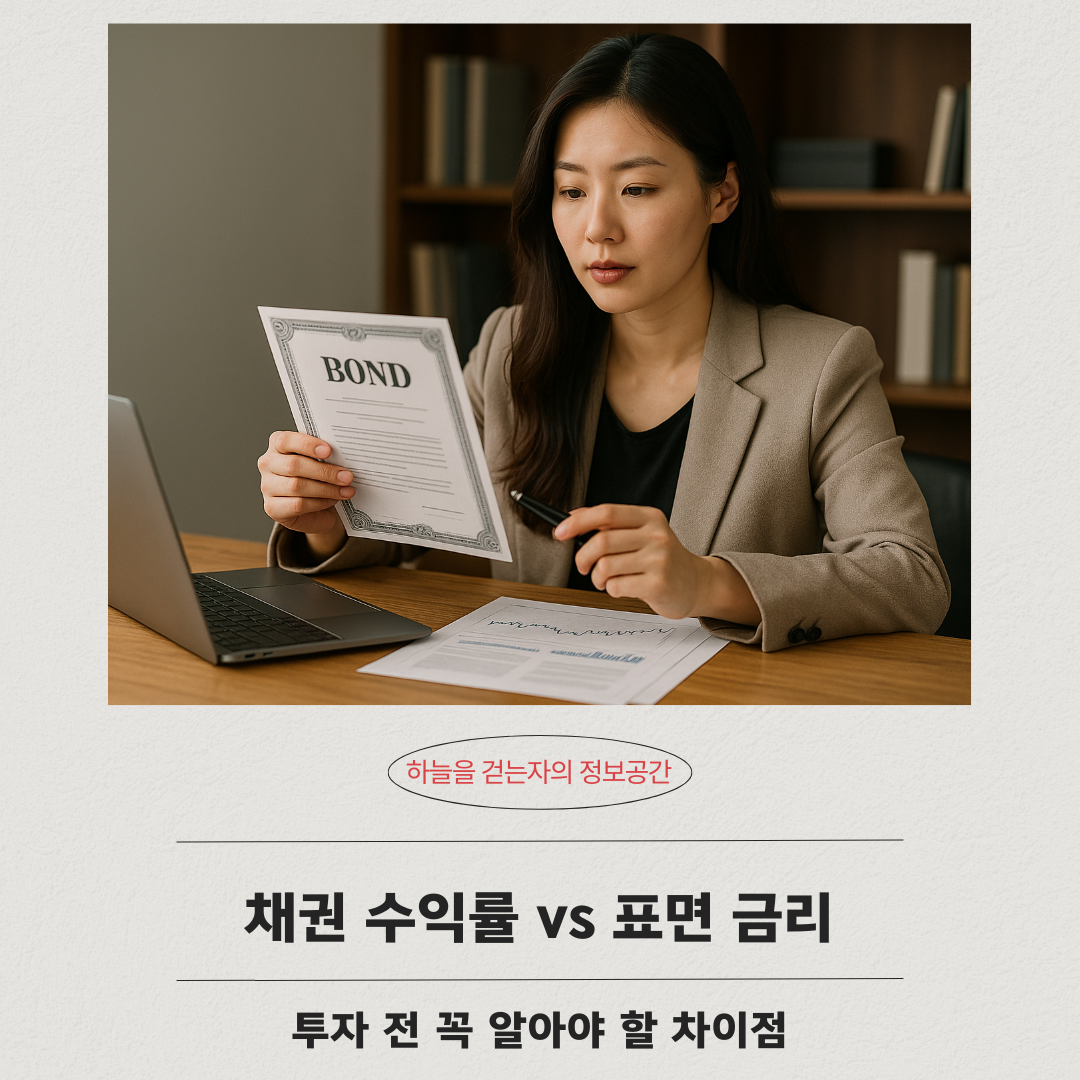 채권 수익률 vs 표면 금리, 투자 전 꼭 알아야 할 차이점