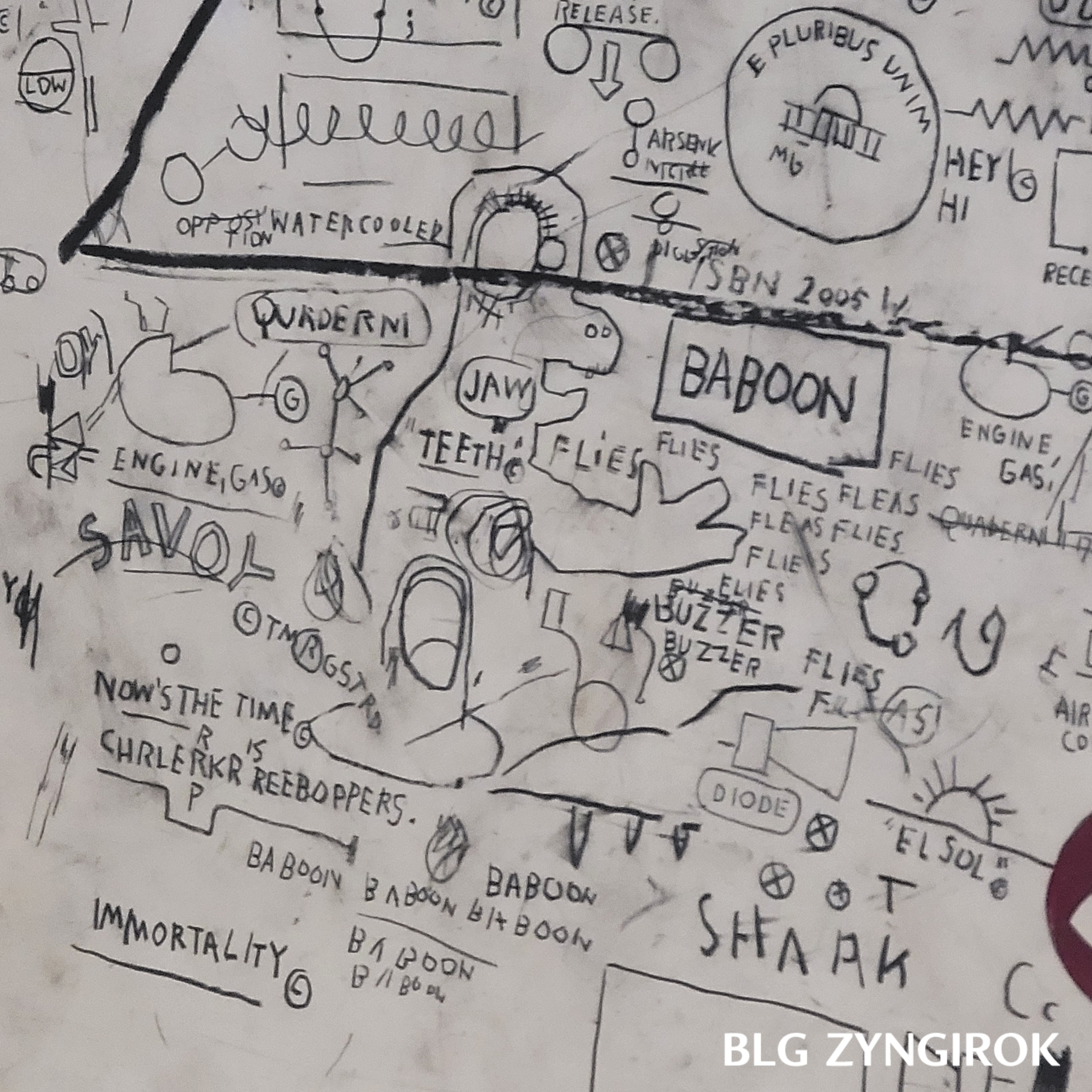 장미셀 바스키아 - 과거와 미래를 잇는 상징적 기호들