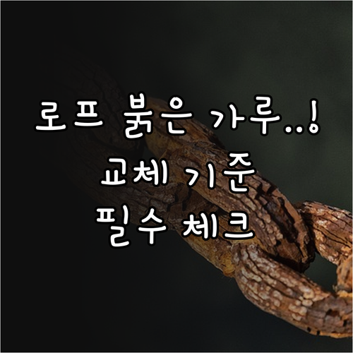 엘리베이터 로프 붉은 가루 발생 시 ..