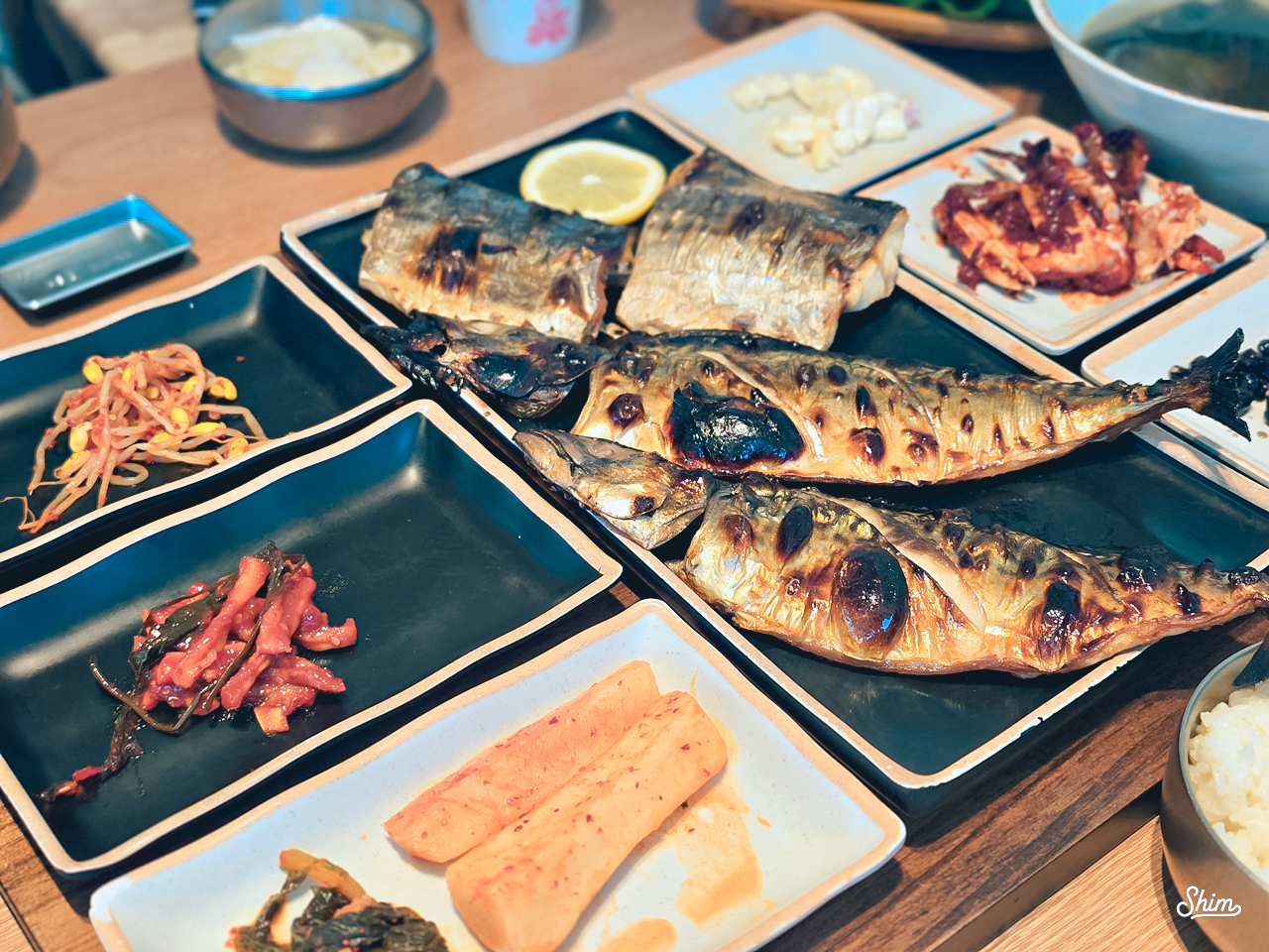 정성고등어 화덕 생선구이 한상차림