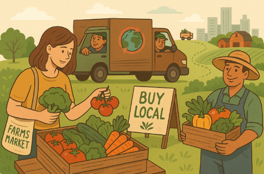 푸드 마일리지를 줄이는 먹거리 선택