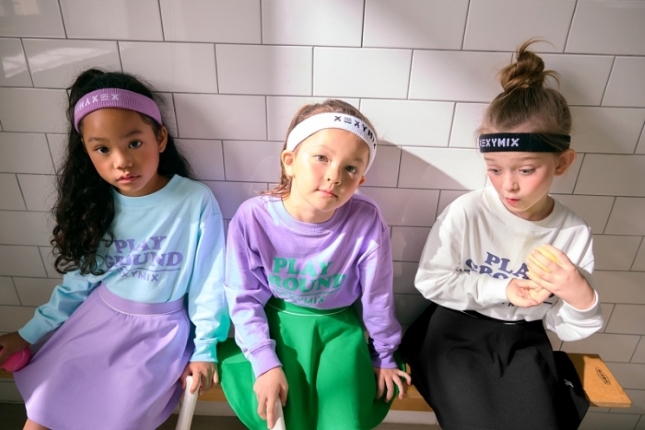 젝시믹스 키즈 라인.