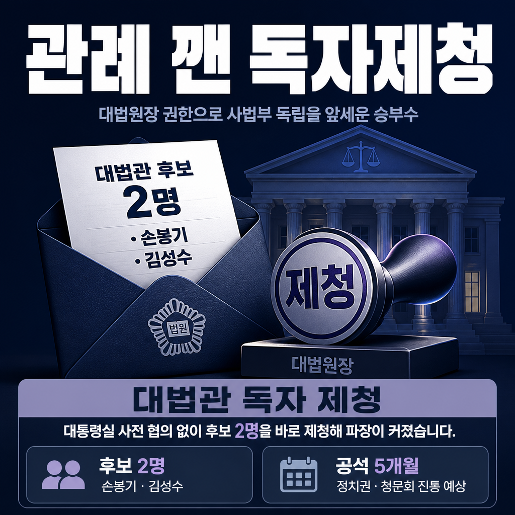 관례 깬 독자제청