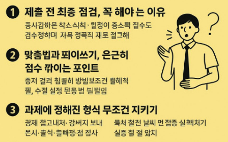 수행평가 실수, 이렇게 줄이면 됩니다!