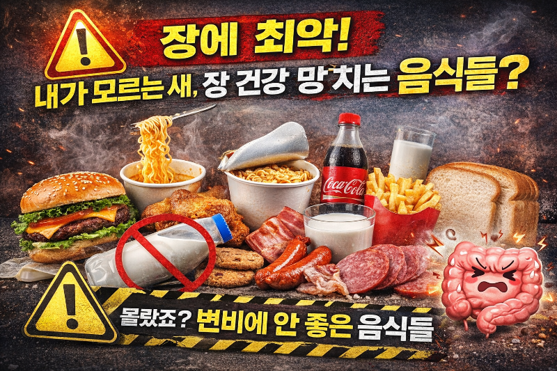 변비에 안 좋은 음식들