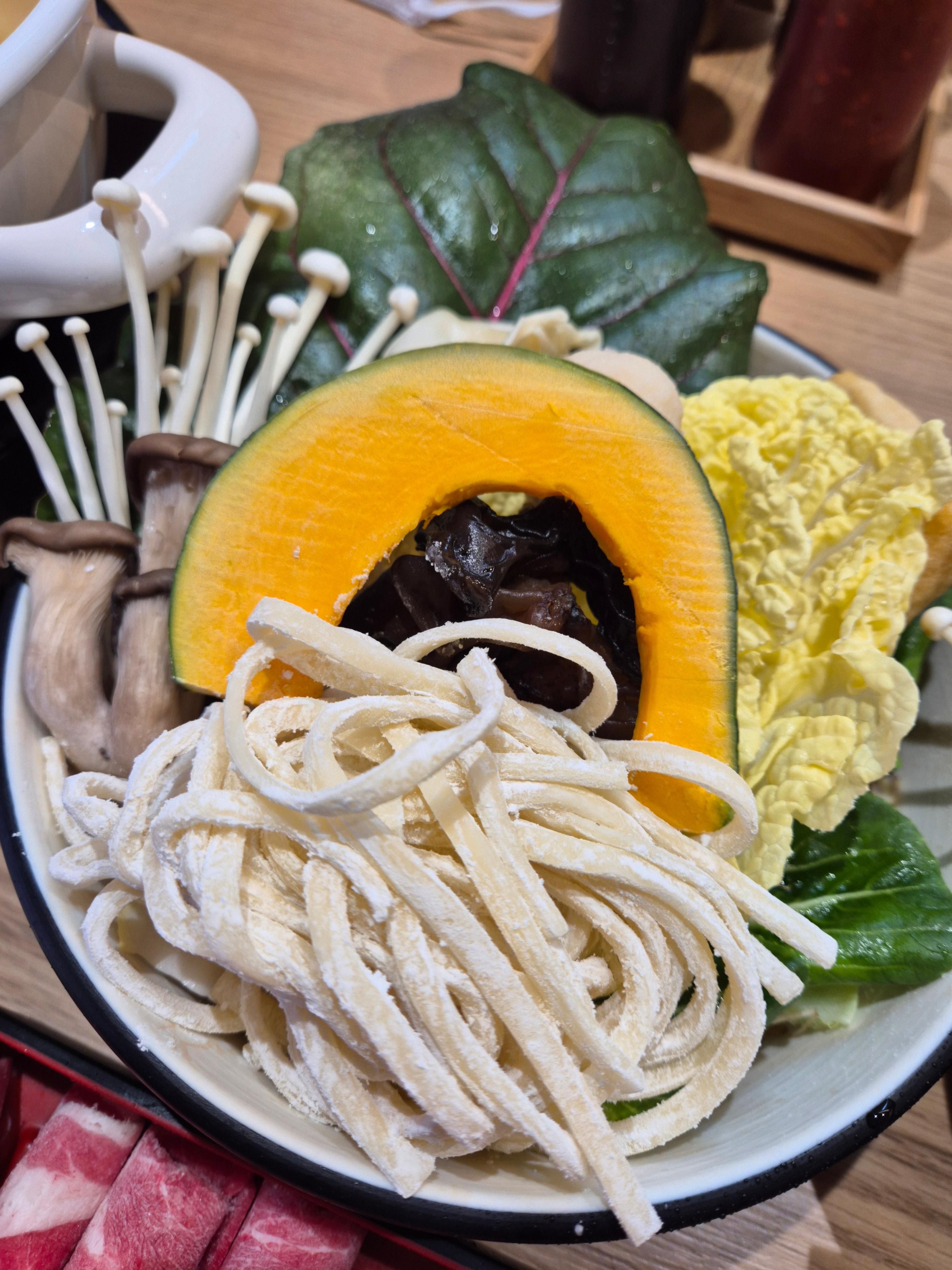 온당 샤브 채소