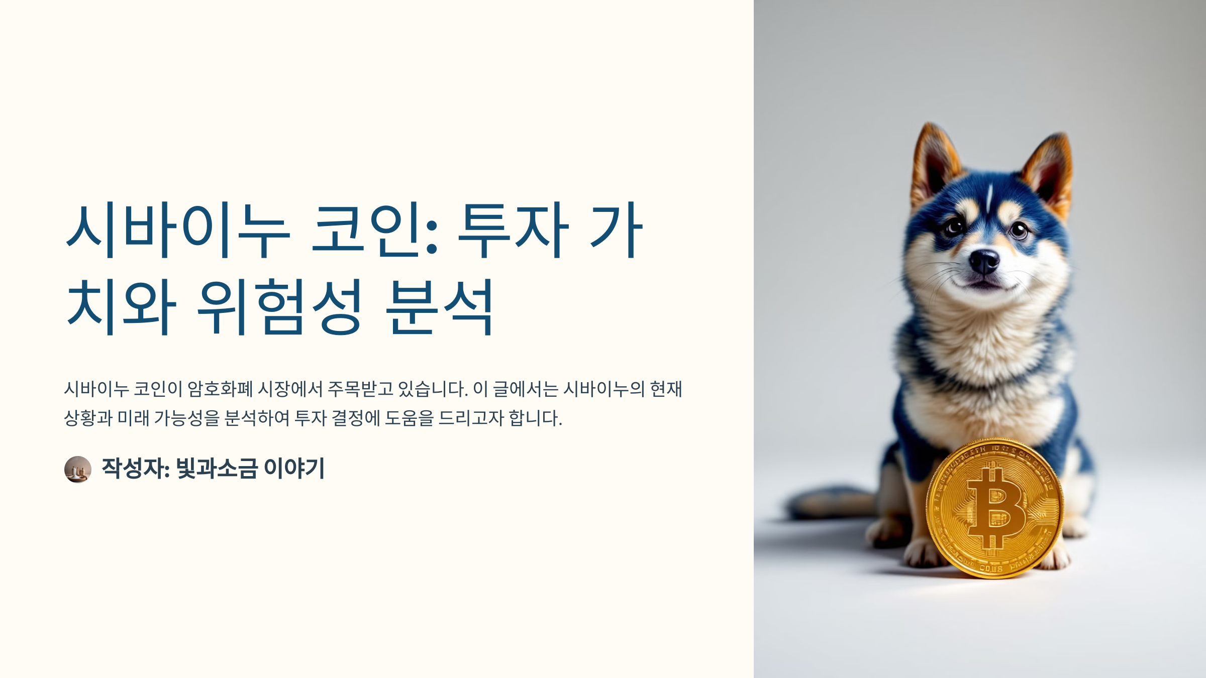 시바이누 코인: 투자 가치와 위험성 분석