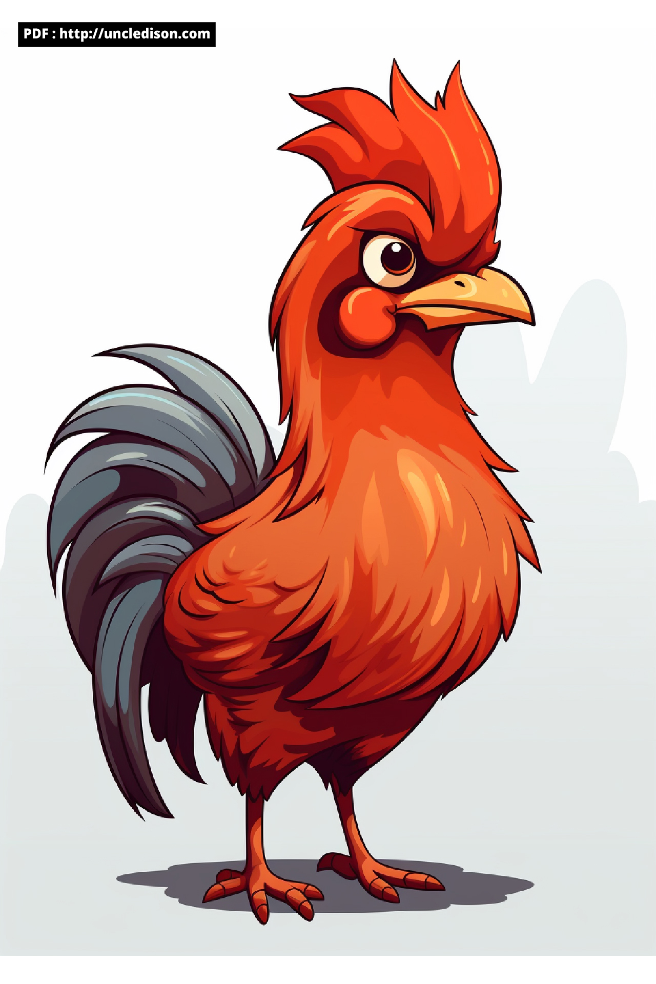 색칠공부 도안 귀여운 동물 캐릭터 오리 어른 어르신 색칠도안