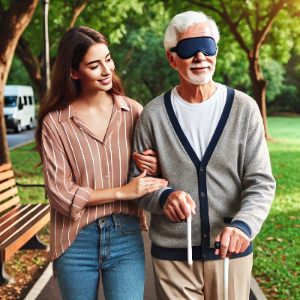시각장애인, 외출과 신체 활동 시의 구체적 지원과 주의사항