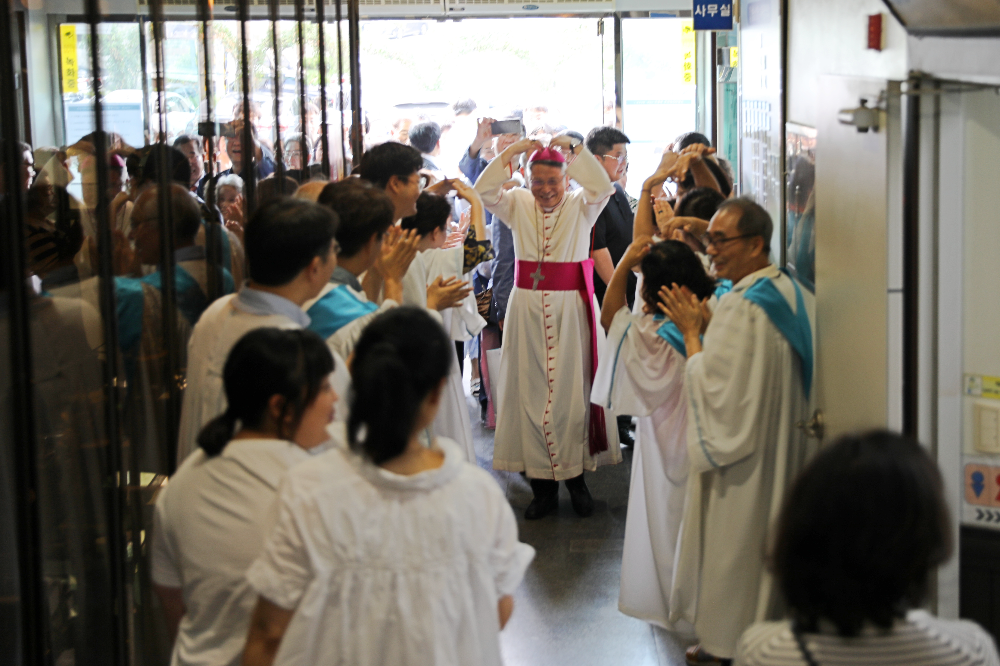 리노주교님 환영인사