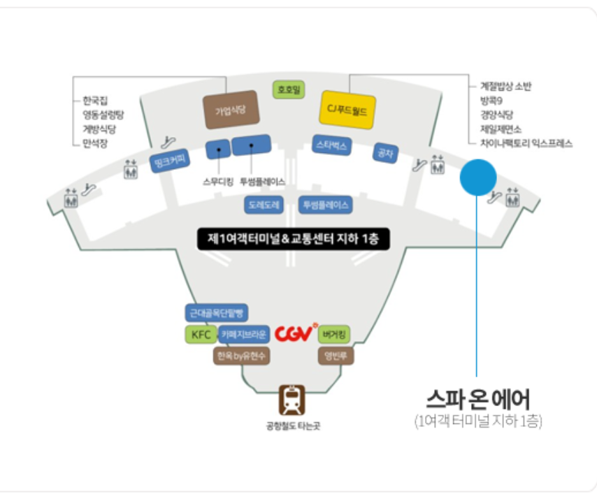 스파온 오는길
