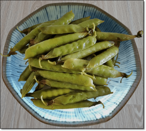 삶은 완두콩
