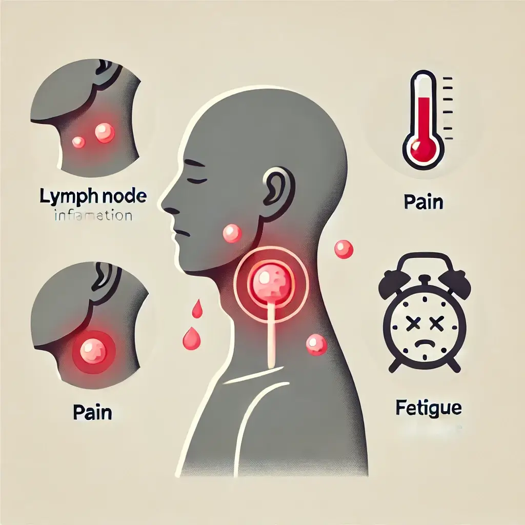 목 임파선염의 증상