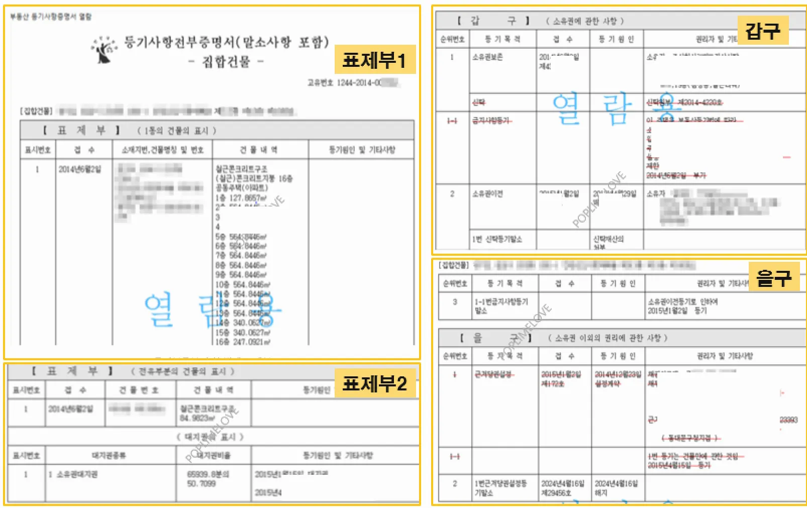 등기부등본 보는 방법