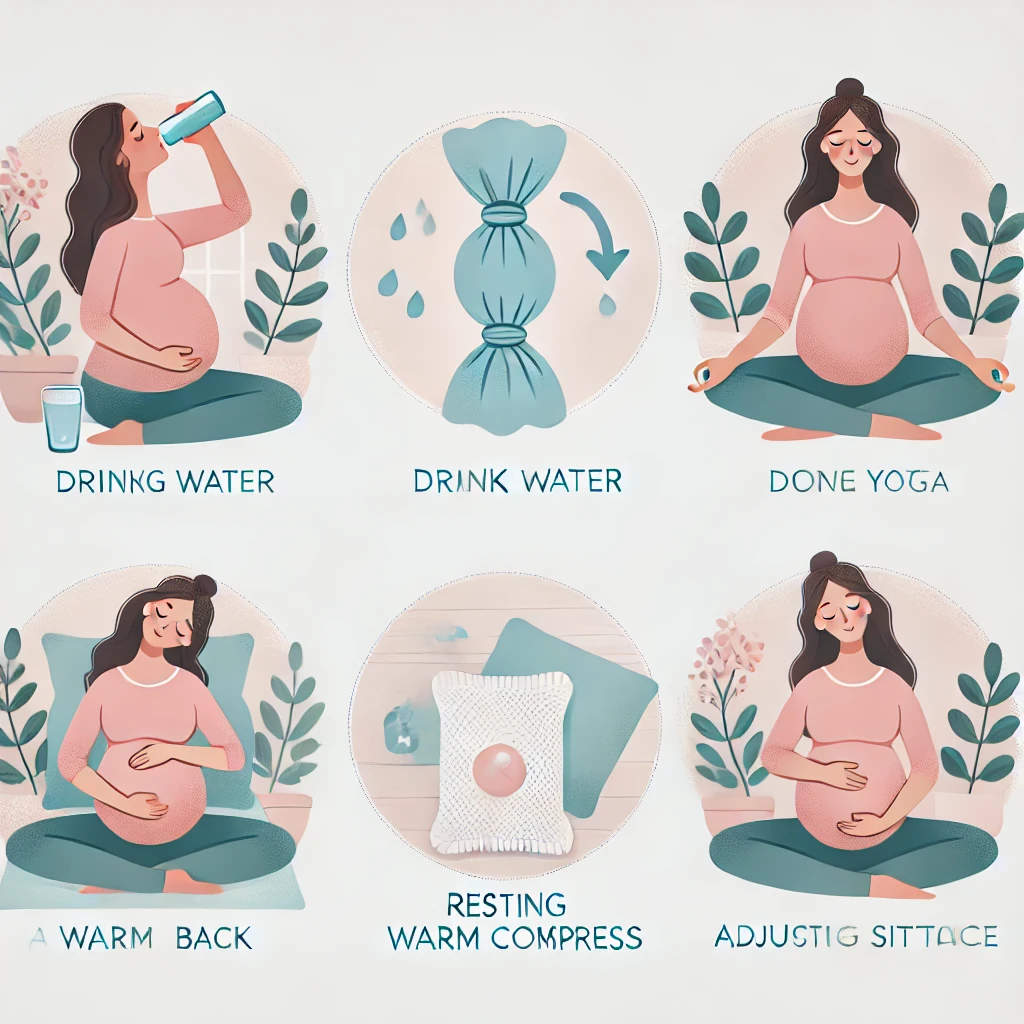 배뭉침 완화 방법 안내