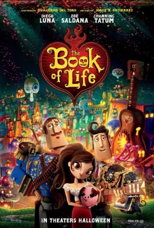 애니메이션 마놀로와 마법의 책 포스터