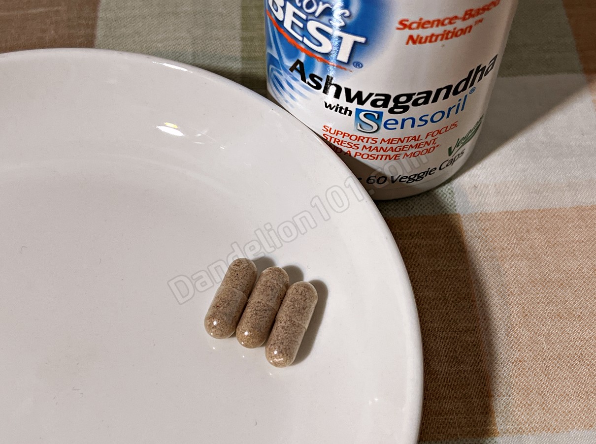 닥터스 베스트 센소릴® 함유 아슈와간다 (Doctor's Best Ashwagandha with Sensoril®) 캡슐 사진