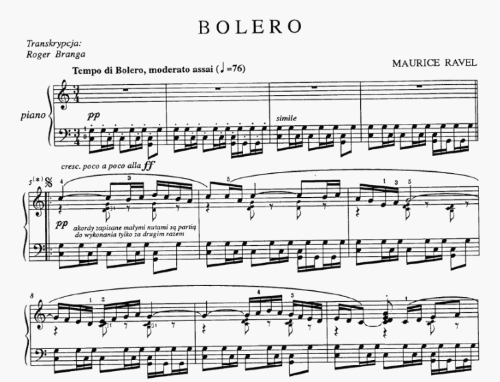 라벨 <볼레로 Bol&eacute;ro> - 통제된 반복 속의 해방