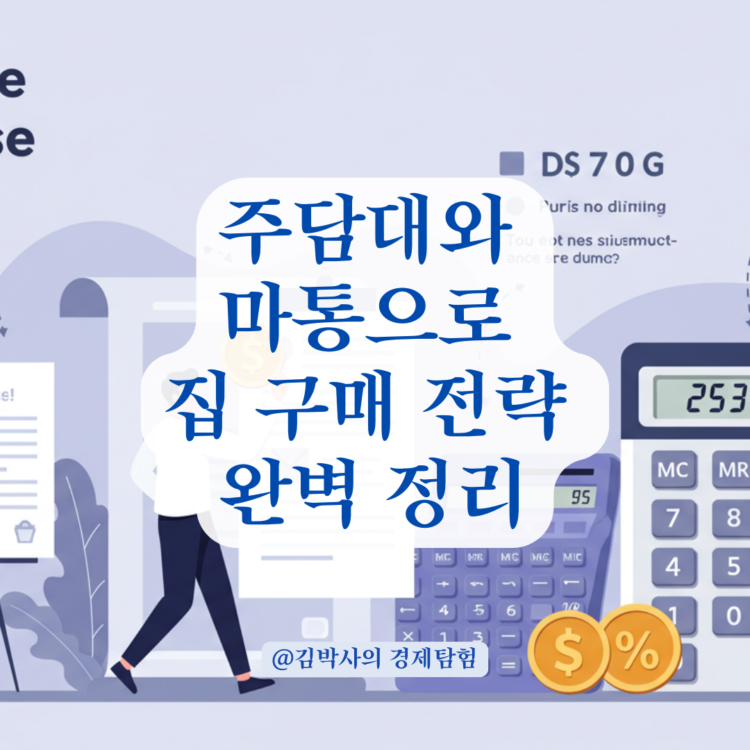 주담대에 마통까지 활용한 집 구매, 소득 대비 DSR 통과 조건 완벽 가이드.