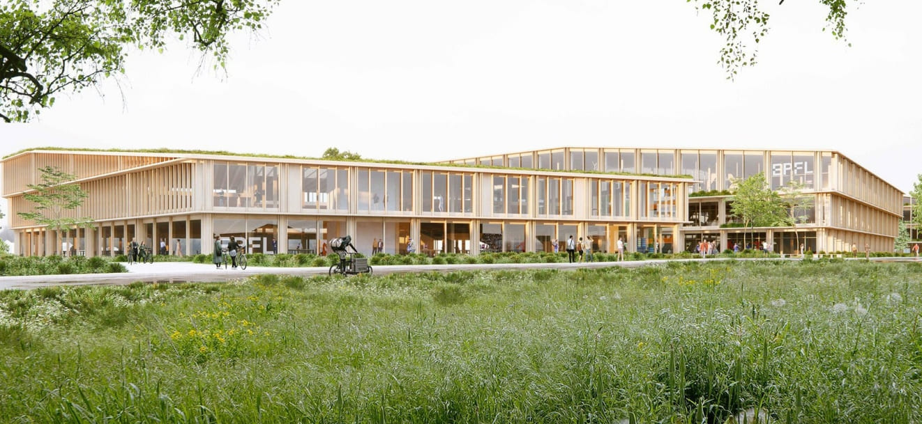 앞서 나가는 친환경적 선진국의 건축 디자인...목재 캠퍼스 짓는 스위스로잔공대 Mass-timber 'ecotope' campus by 3XN and itten+brechb&uuml;hl to expand swiss university