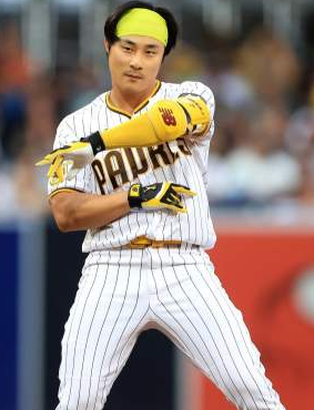 김하성 선수의 모습