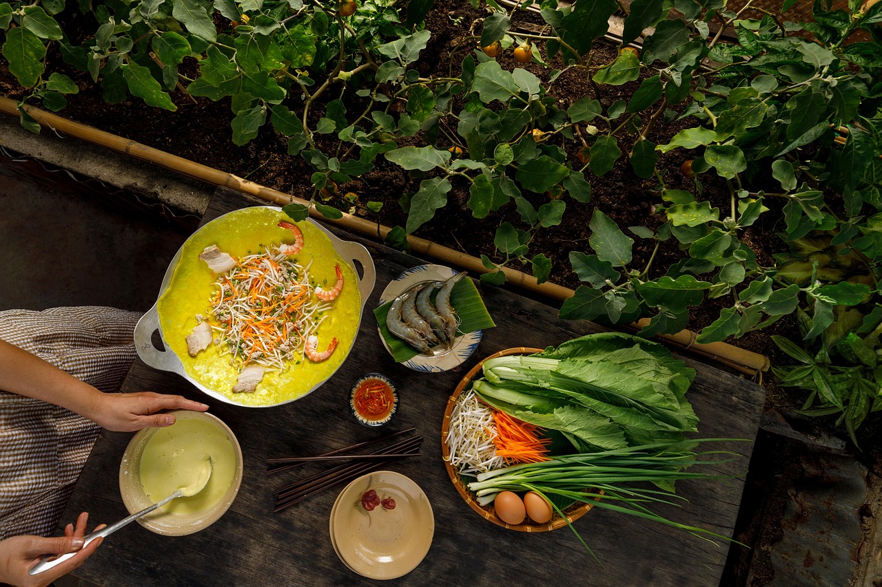 베트남의 별미 반쎄오 사진