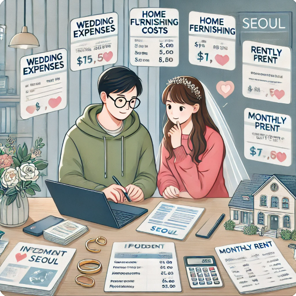 2025년 서울시 결혼살림 장만비와 결혼 비용, 신혼집 월세까지 알아보기!