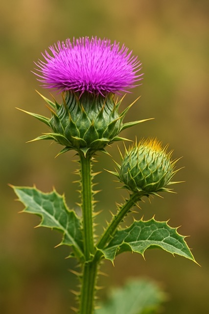 밀크시슬 원료 사진(출처: 자체제작)