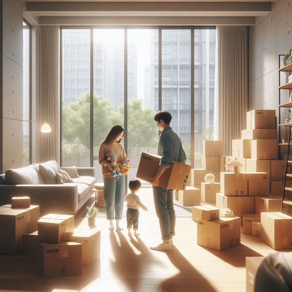 이사가는 가족