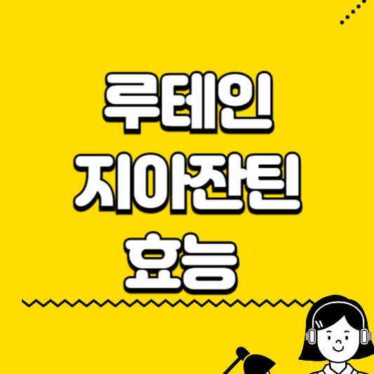 루테인 지아잔틴 효능