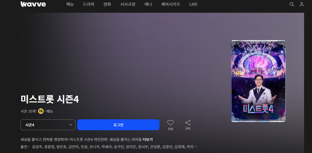 미스트롯4 참가자