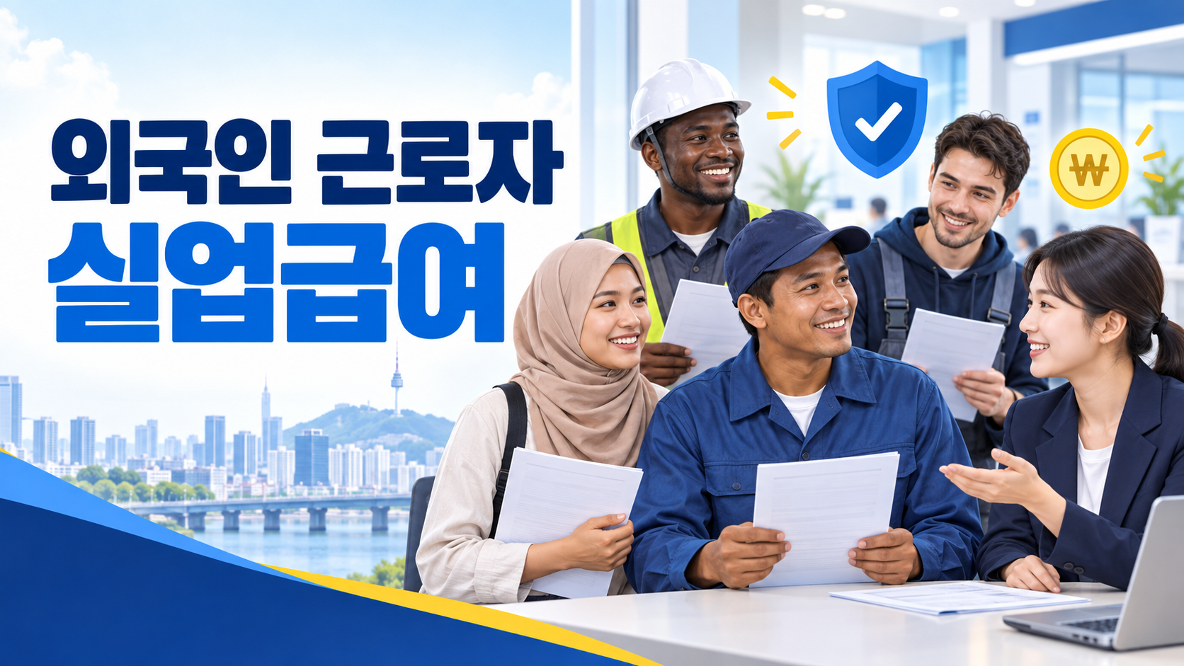 외국인 근로자 실업급여 신청조건과 절차 안내 대표 이미지