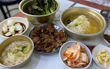 석쇠불고기-국수