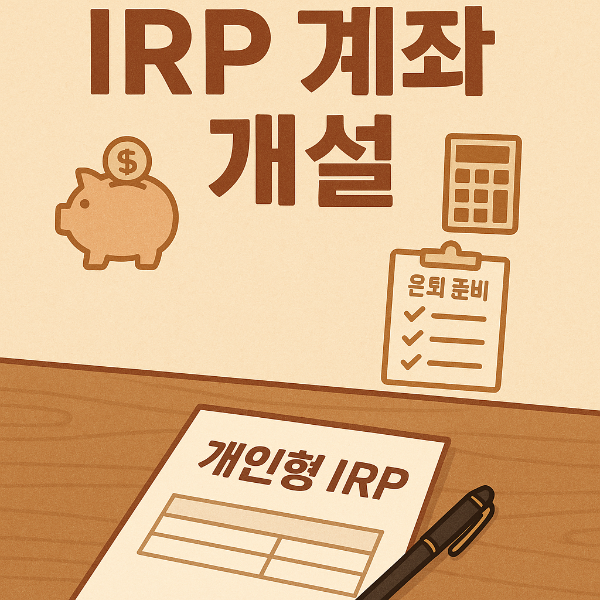 IRP 계좌 개설 방법부터 절세 활용까지, 이것만 보면 끝!