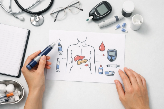 인슐린 주사 놓는 법