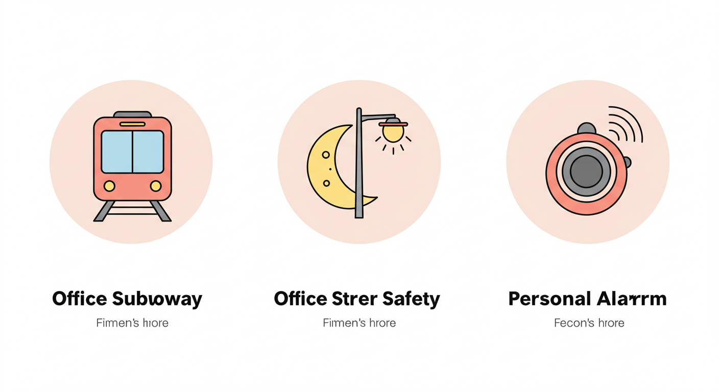 직장인 셀프디펜스 아이템 (지하철, 야근, 퇴근길)
