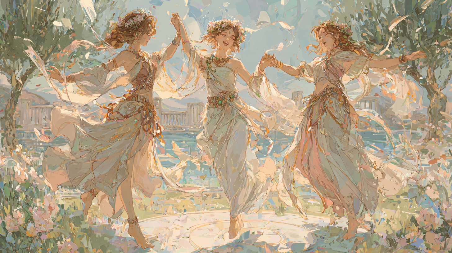 카리테스: 우아함에서 기쁨, 아름다움까지 - 삶에 빛을 더하는 세 자매