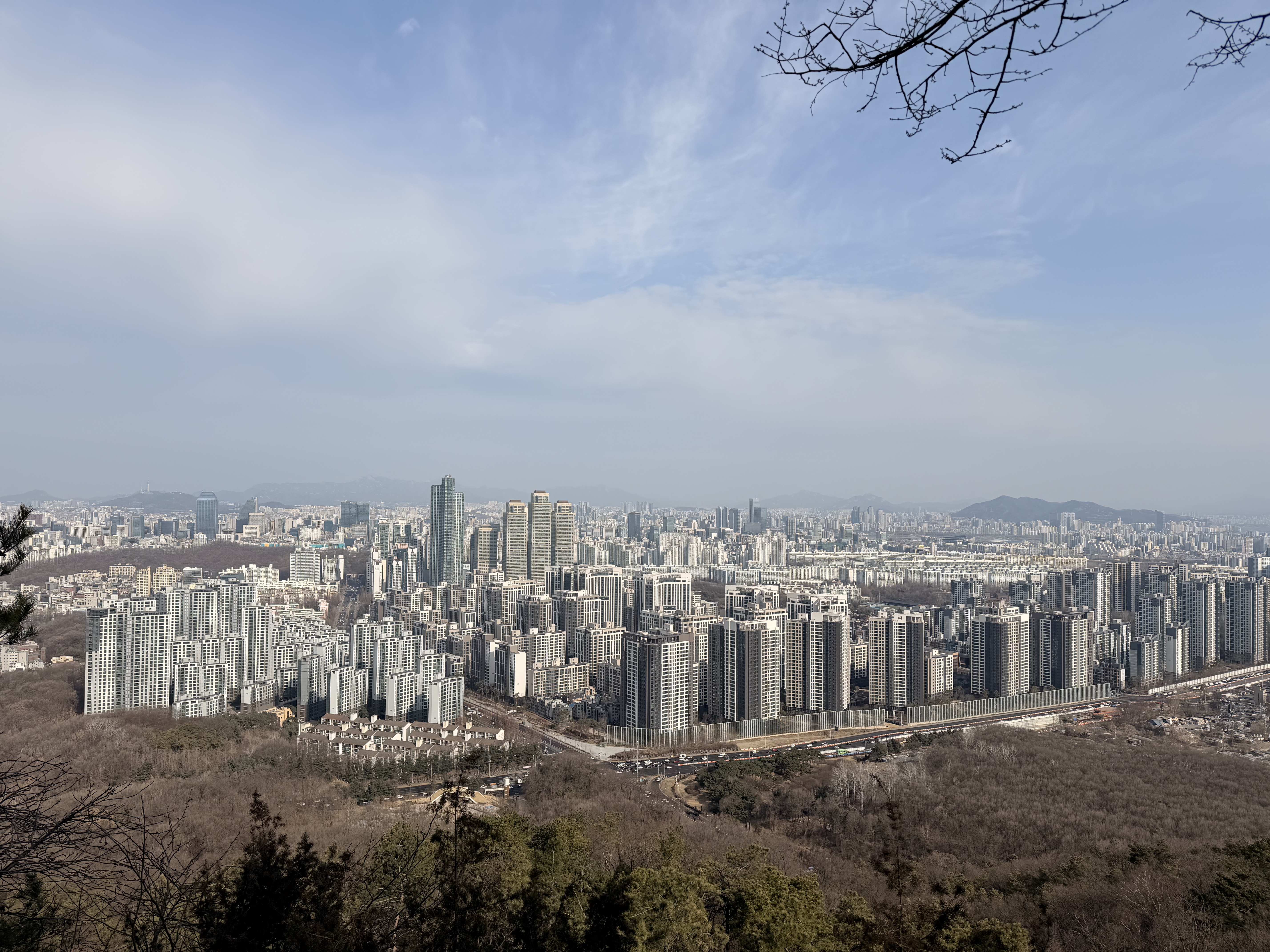구룡산 정상 뷰
