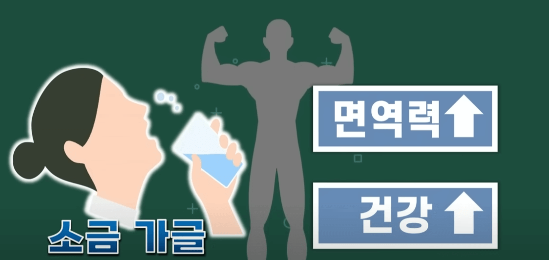 소금물 가글의 놀라운 효능