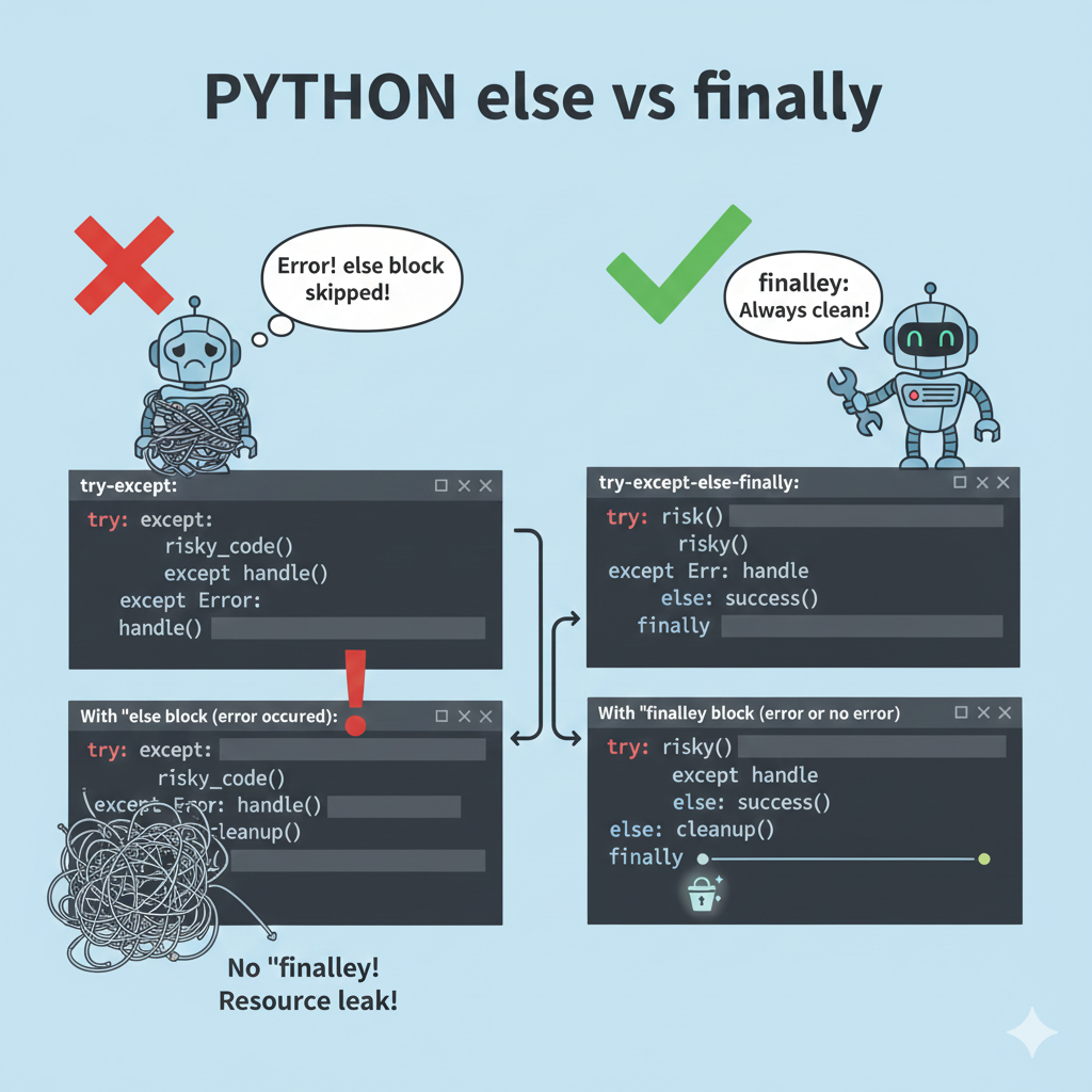 else와 finally 블록